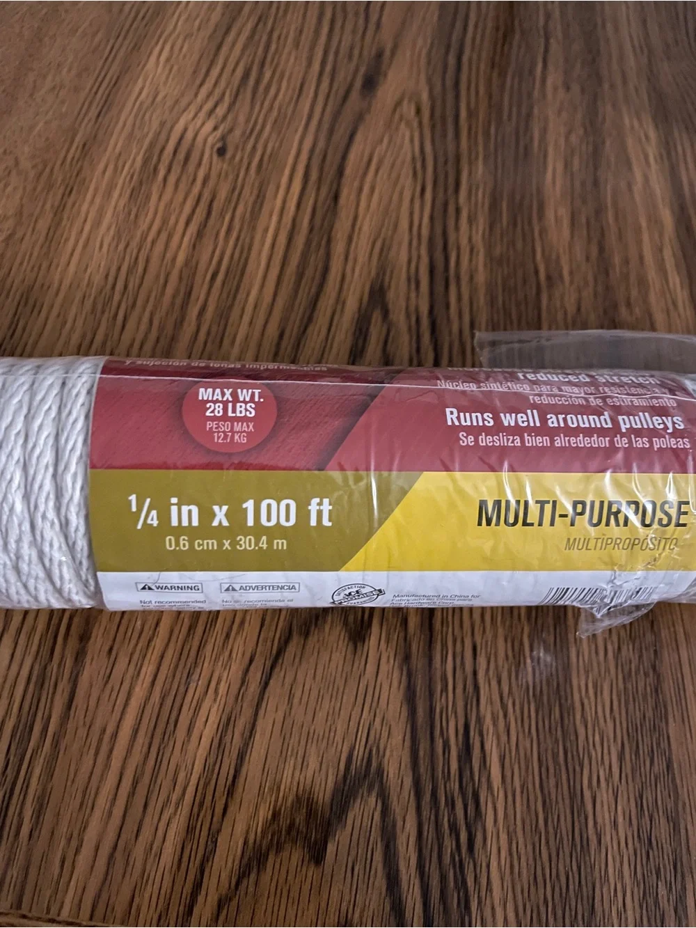 New 4-pack Mixed Lot Cotton Braided Cord Sash Cord Clothesline Mason Line Craft
